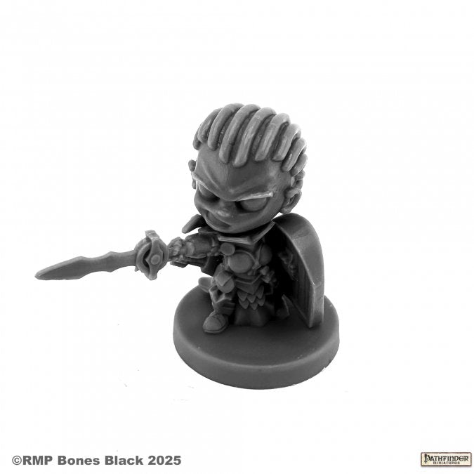 Pathfinder Bones Black: Seelah, Iconic Chibi Paladin