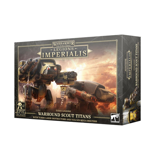 L/I: Titan Legions: Warhound Scout Titans w/ Turbo Lasers and Vulcan Mega-Bolters
