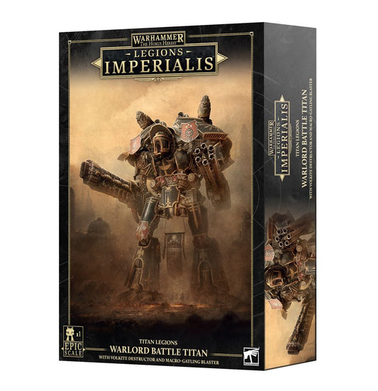 L/I: Titan Legions: Warlord Titan with Volkite Destructor and Macro-gatling Blaster