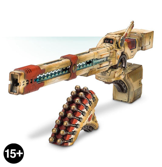 T'au Empire: KX139 Ta’unar Supremacy Armour Heavy Rail Cannon Array