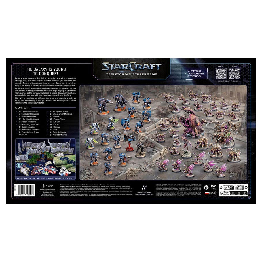 StarCraft The Miniatures Game: 2 Player Starter Set: Founders Edition