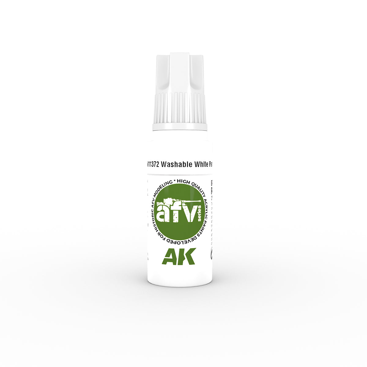 AK Interactive AFV Series: Washable White Paint