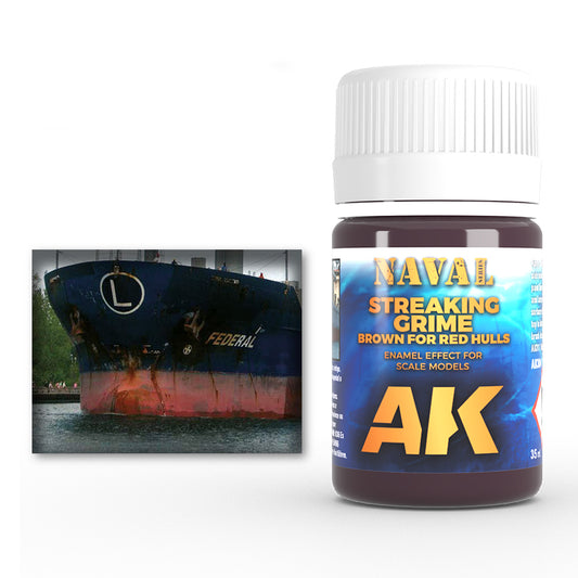 AK: Naval Brown Streaking Grime for Red Hull