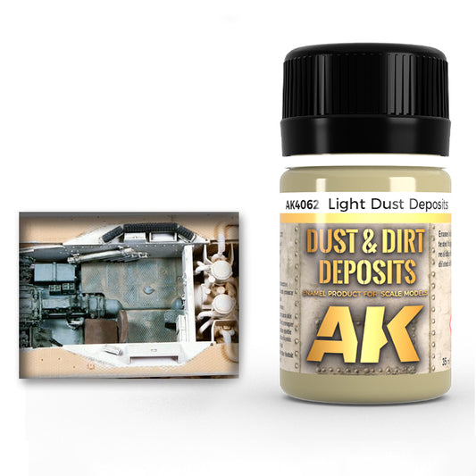 AK Enamel Liquid Pigment 35ml - Light Dust Deposits