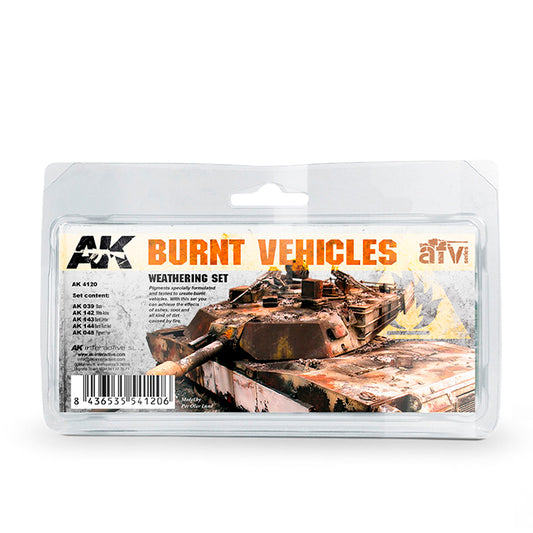 AK: Burnt Vehicles Weathering Set