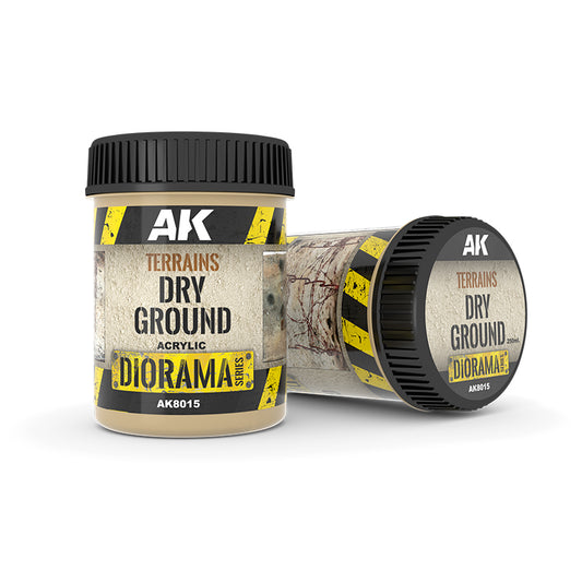 AK Interactive Terrains Dry Ground - 250ml (Acrylic)