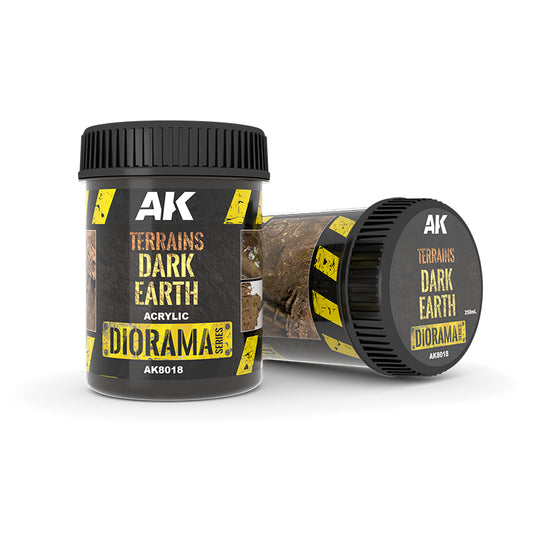 AK Interactive Terrains Dark Earth - 250ml (Acrylic)