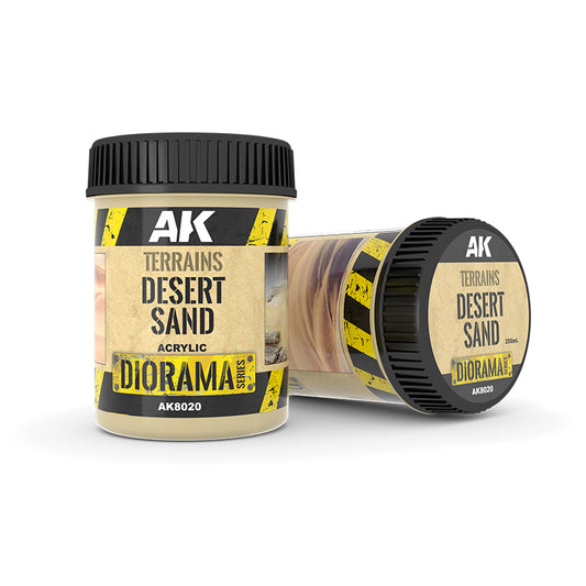 AK Interactive Terrains Desert Sand - 250ml (Acrylic)