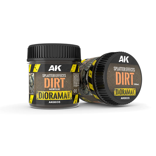 AK Interactive Splatter Effects Dirt - 100ml (Acrylic)