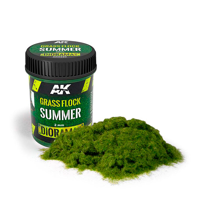 AK Interactive Grass Flock 2mm SUMMER - 250ml