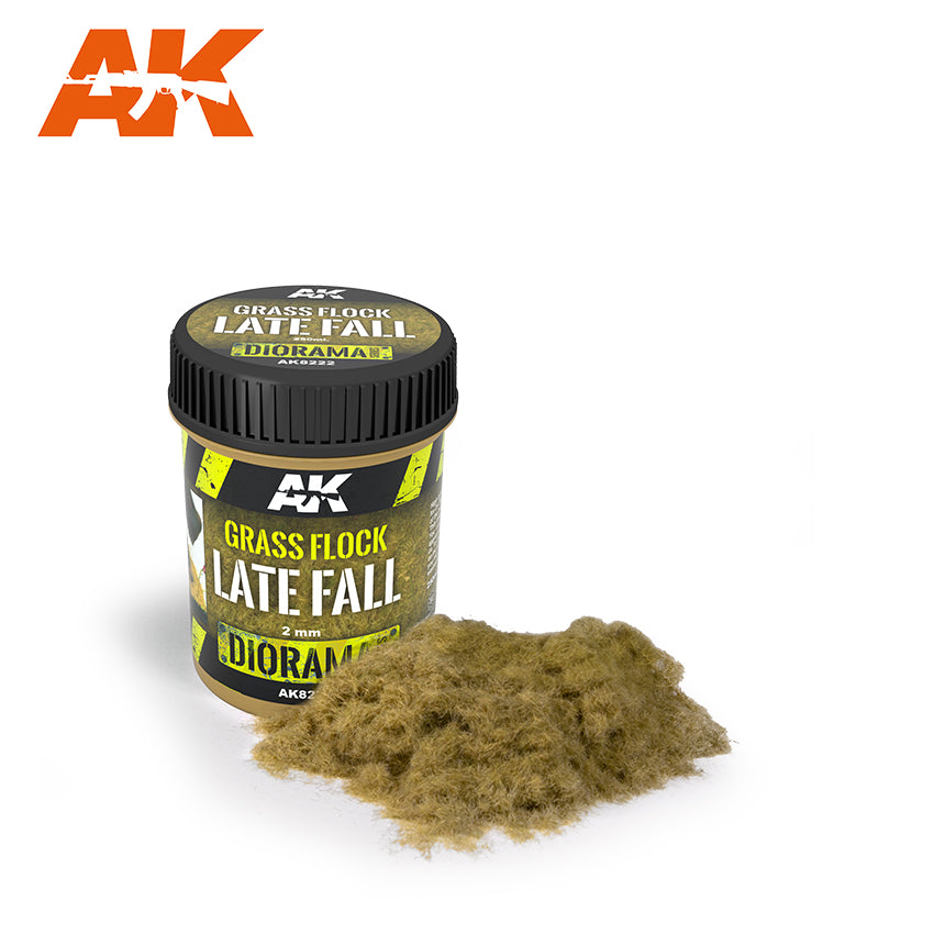 AK Interactive Grass Flock 2mm LATE FALL - 250ml