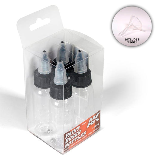 AK-Interactive: Paint Doser Bottles 4x30 ml