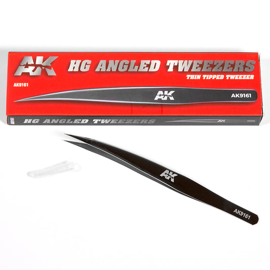 AK-Interactive: HG Angled Tweezers 01 (Thin Tipped)