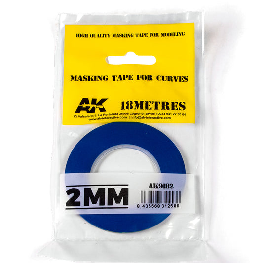 AK-Interactive: Blue Masking Tape for Curves 2mm