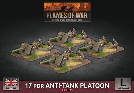 British 17 pdr Anti-tank Platoon (Plastic)
