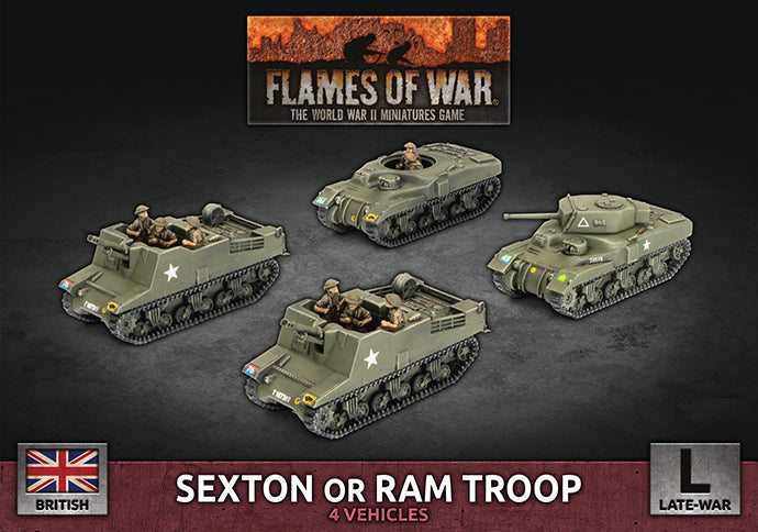 British Sexton (Kangaroo) Or RAM Troop British (LW)