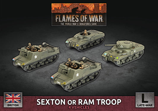 British Sexton (Kangaroo) Or RAM Troop British (LW)