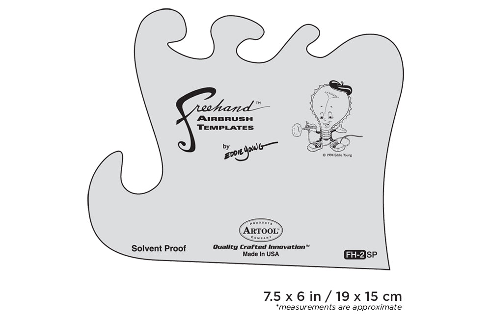 Artool FH2 Freehand Airbrush Template by Eddie Young