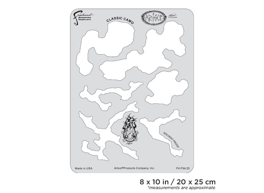 Artool  FX4 Classic Camo Freehand Airbrush Template by Craig Fraser