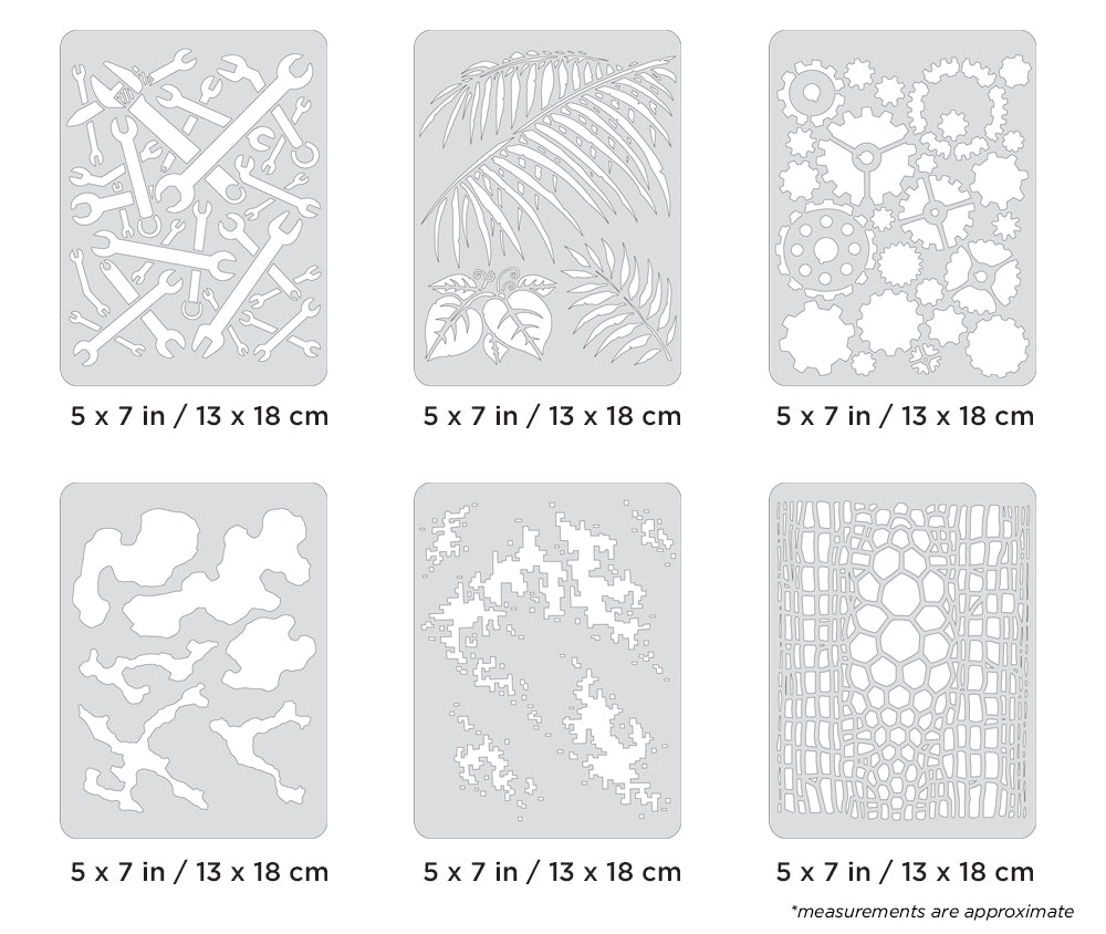 Artool  FX4 Mini Series Set Freehand Airbrush Template by Craig Fraser