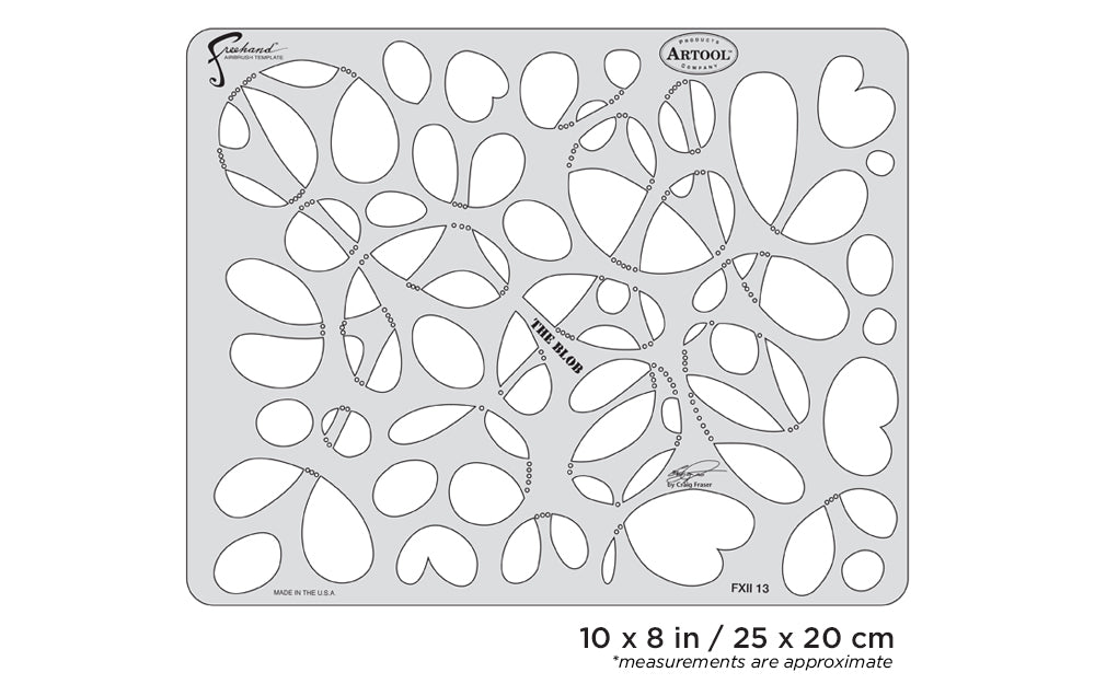 Artool FX II The Blob Freehand Airbrush Template by Craig Fraser