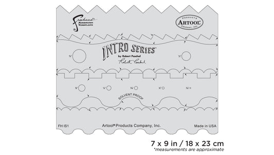 Artool  Intro Series Freehand Airbrush Template by Robert Paschal