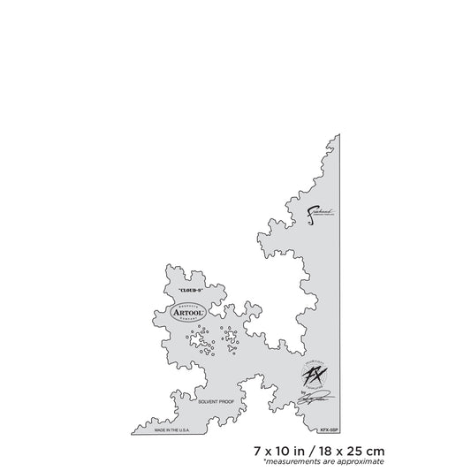 Artool Kustom FX Cloud-9 Freehand Airbrush Template by Craig Fraser