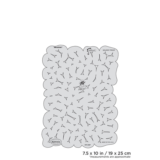 Artool Kustom FX Brainiac Freehand Airbrush Template by Craig Fraser
