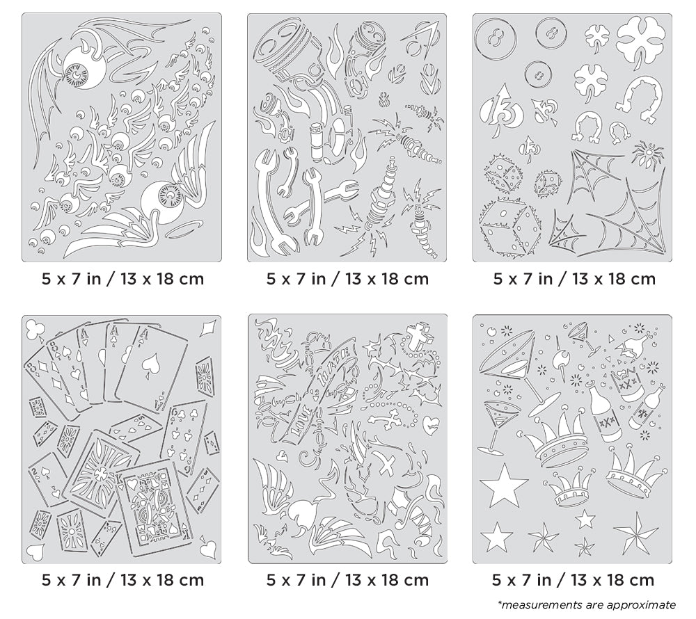 Artool  Kustom FX II Mini Series Freehand Airbrush Template by Craig Fraser