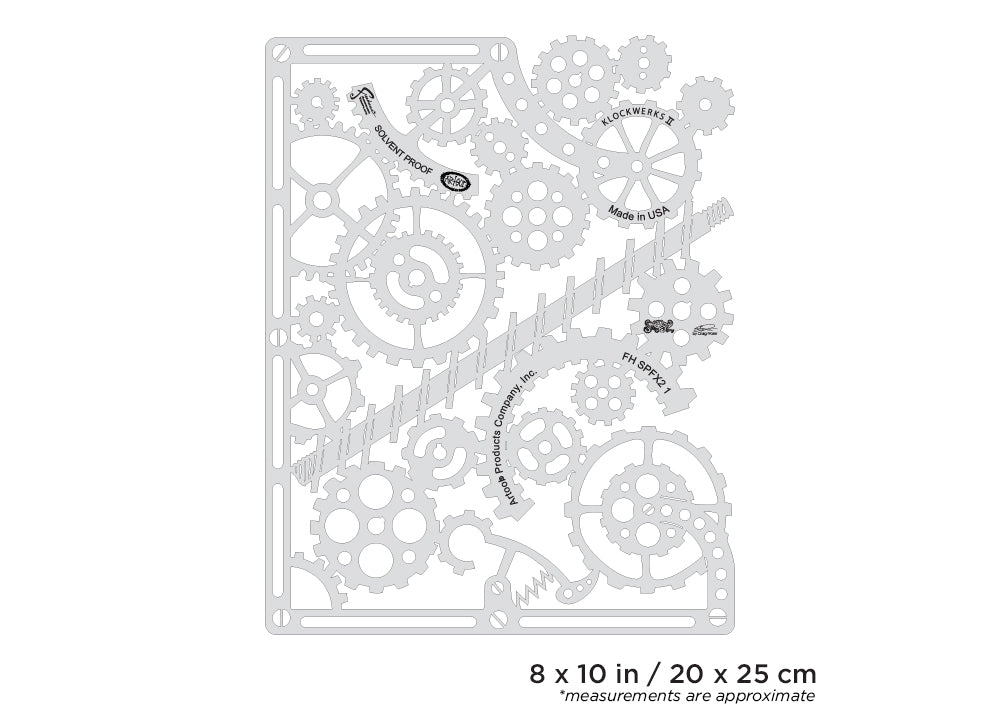 Artool  Steampunk FX2 Klockwerks II Freehand Airbrush Template by Craig Fraser