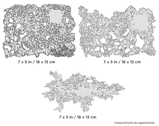 Artool  Texture FX Mini Series Set Freehand Airbrush Template by Gerald Mendez