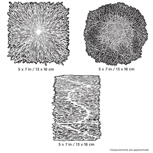 Artool  Texture FX 2 Mini Series Set Freehand Airbrush Template by Gerald Mendez