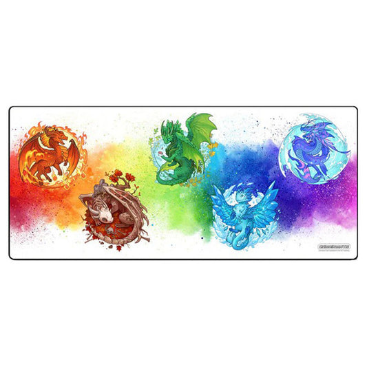 Deskmat: Elemental Dragons