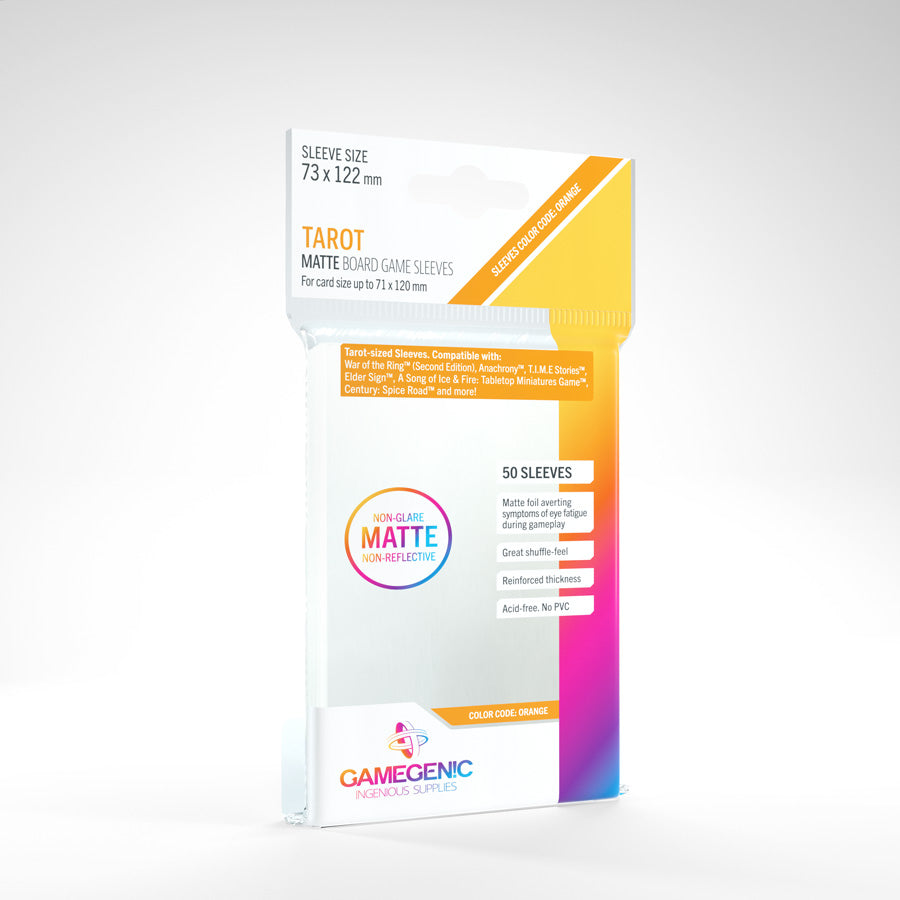 MATTE Sleeves: Tarot (Orange)