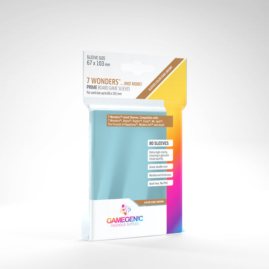 PRIME Sleeves: 7 Wonders (Brown)