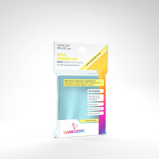 PRIME Sleeves: Mini American (Yellow)