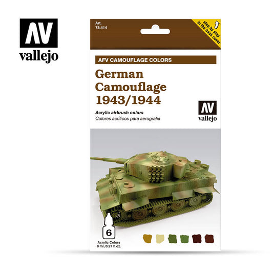 Vallejo: German Camouflage 1943/1944 Paint Set