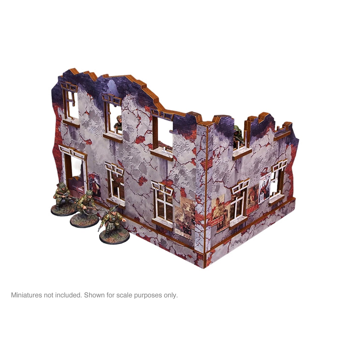 Pre-Painted WW2 Ostfront Stalingrad Univermag Right