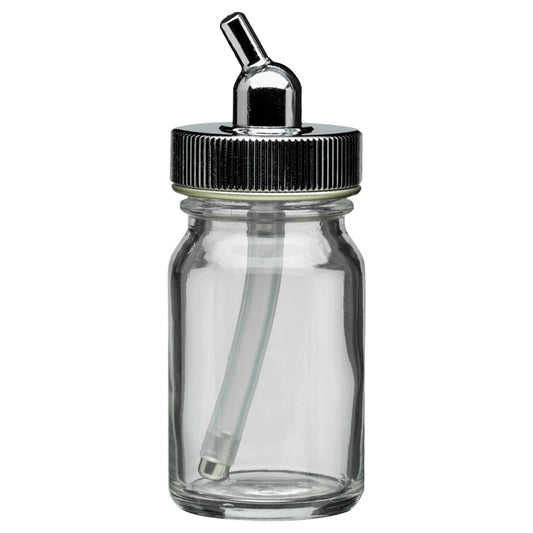 Glass Bottle with Metal Adaptor Cap (0.68 oz / 20 ml)
