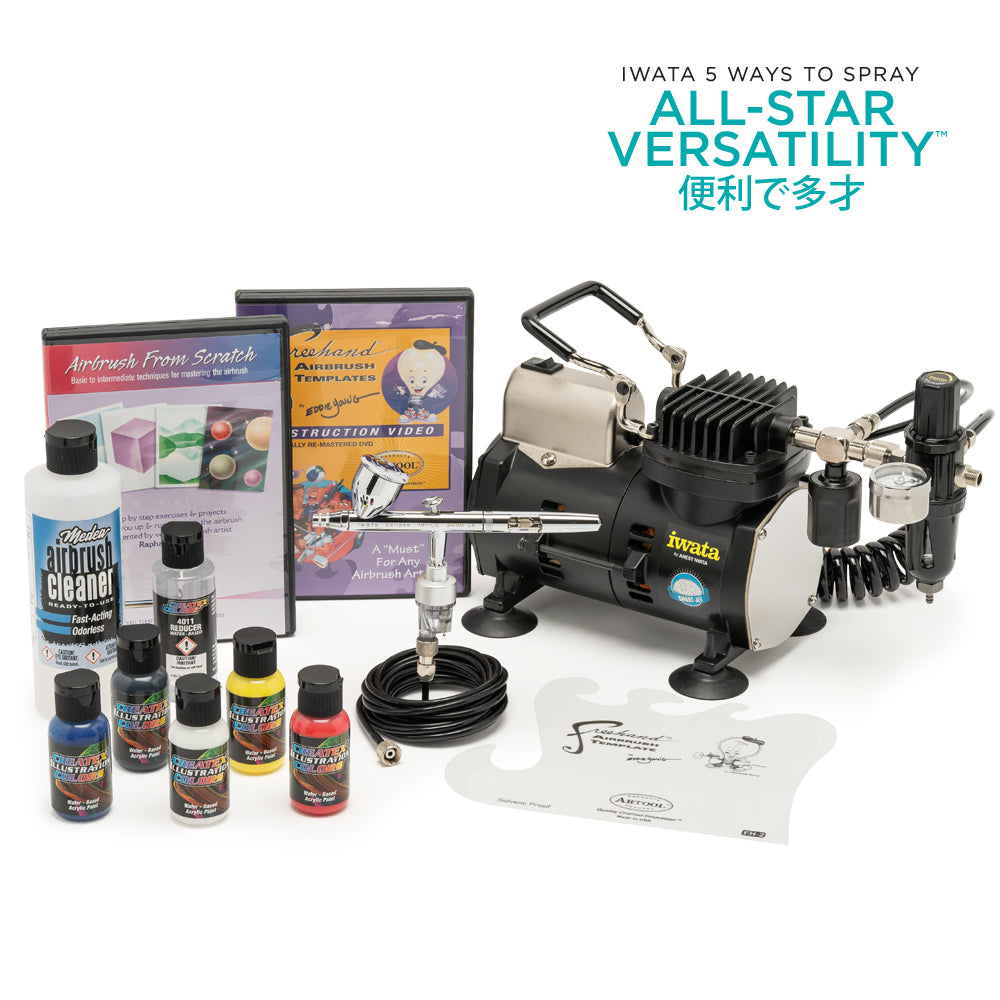 Iwata Deluxe Airbrush Kit with Eclipse HP-CS