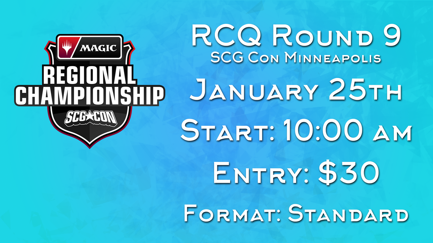 [January 25th] Standard RCQ - Round 9