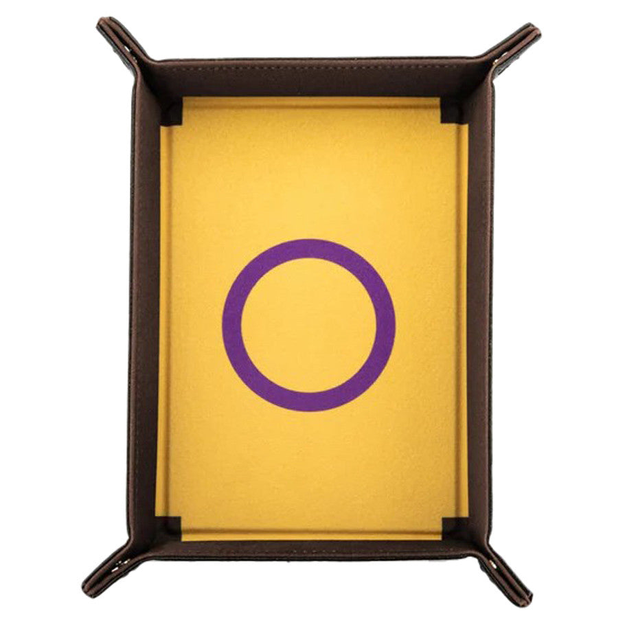 Pride Folding Dice Tray: Intersex