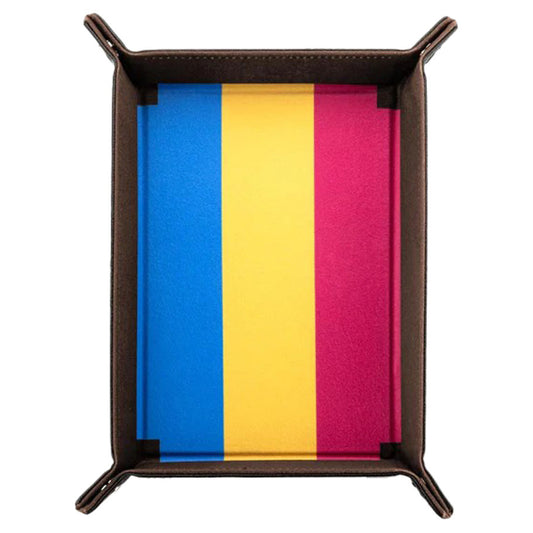Pride Folding Dice Tray: Pansexual