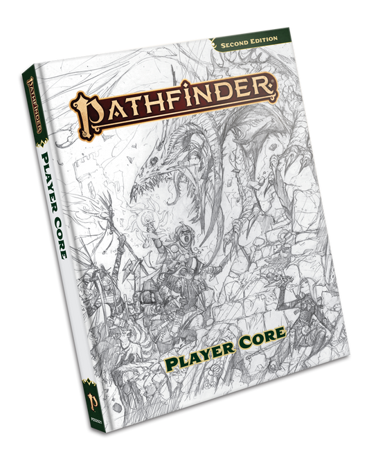 Pathfinder 2e: Player Core Sketch Cover