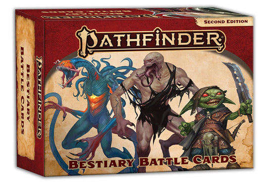 Pathfinder 2e: Bestiary Battle Cards