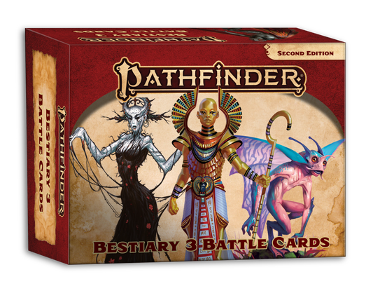 Pathfinder 2e: Bestiary 3 Battle Cards