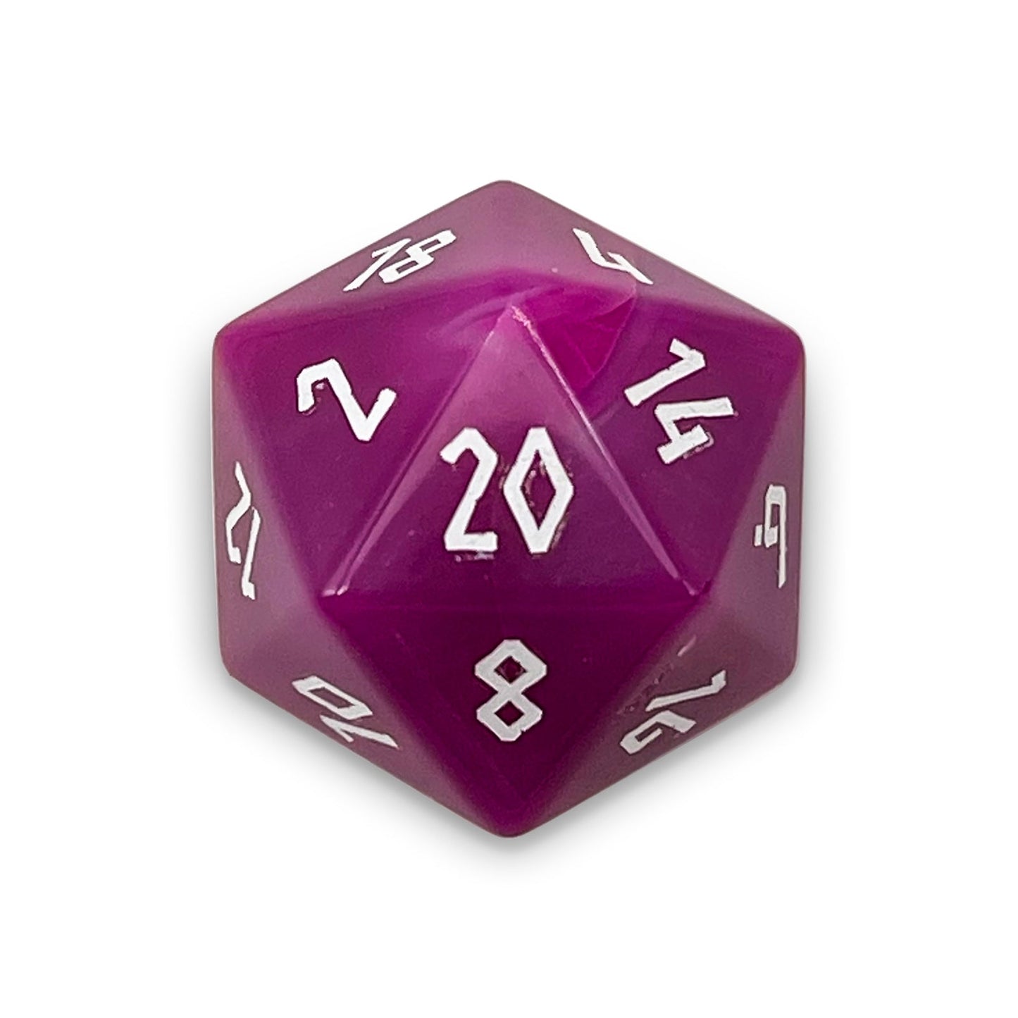 Pink Striped Agate - Boulder® 30mm Gemstone Dice