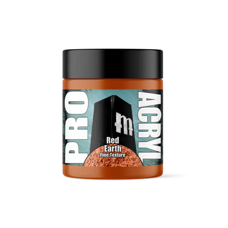 Pro Acryl Texture Paint - Red Earth - FINE 120ml