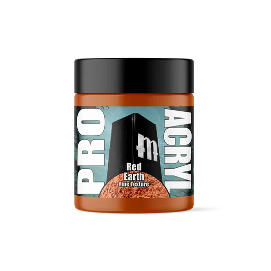 Pro Acryl Texture Paint - Red Earth - FINE 120ml