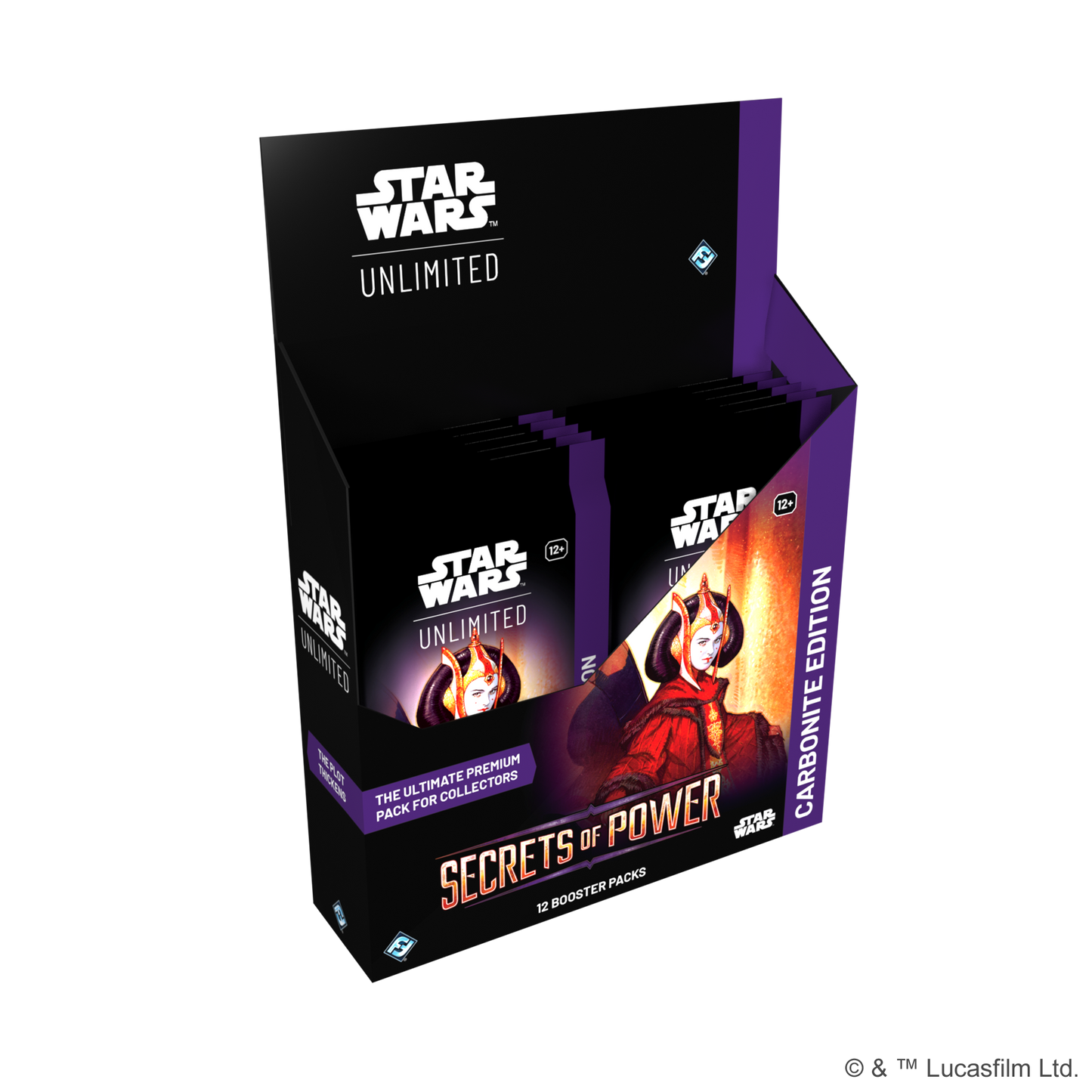 Star Wars Unlimited: Secrets of Power Carbonite Booster Display